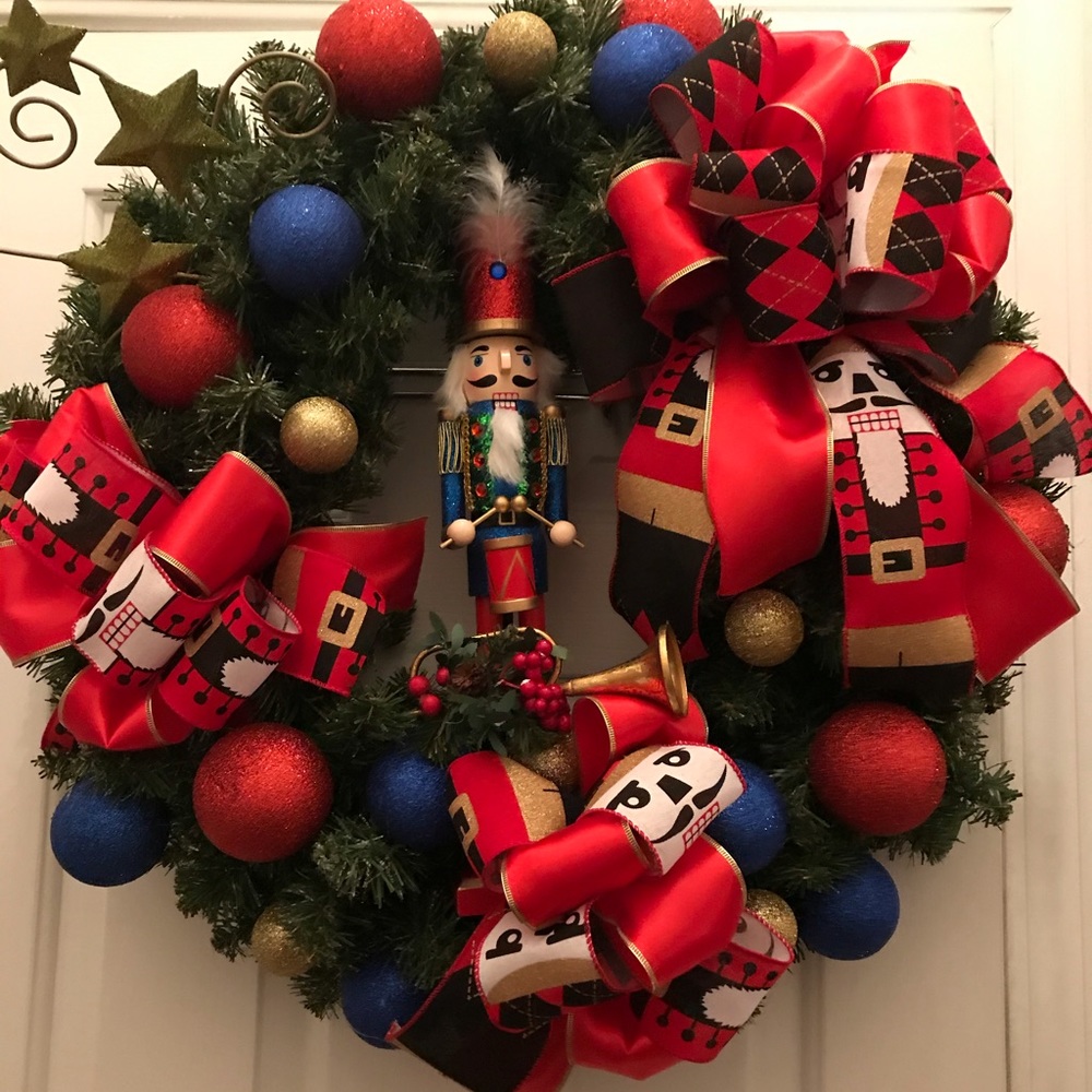 Nut Cracker Wreath